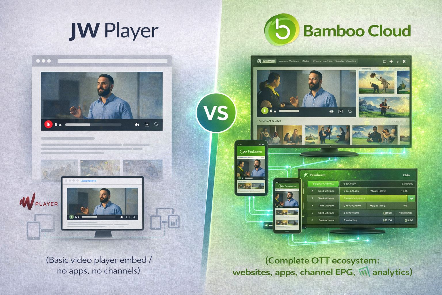 Bamboo Cloud vs JW Player: When You Need More Than a Player - Bamboo Cloud